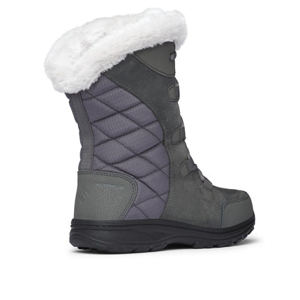 Columbia Women's Ice Maiden II Snow Boots, Shale/Dark Raspberry, 5.5