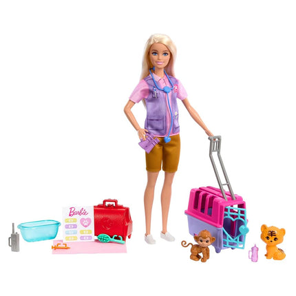 Barbie Careers Doll & Accessories, Animal Rescue &