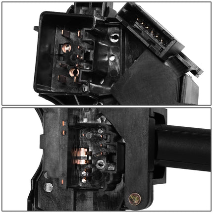DNA MOTORING OEM-SW-0007 Combination Switch Compatible with 03-07 Crown Victoria/Town Car/Grand Marquis,H/L Dimming, Turn Signal, Hazard Light, Wiper, Washer,Black
