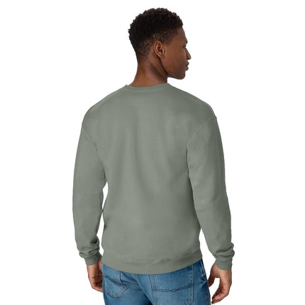 Hanes Men's P160 Sweatshirt, Stonewashed Green, L UK