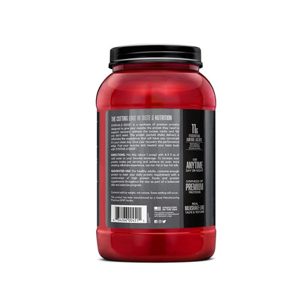 BSN SYNTHA-6 EDGE Protein Powder, Whey Protein, Hydrolyzed Whey, Micellar Casein, Milk Protein Isolate, Flavor: Cookies N Cream, 28 Servings