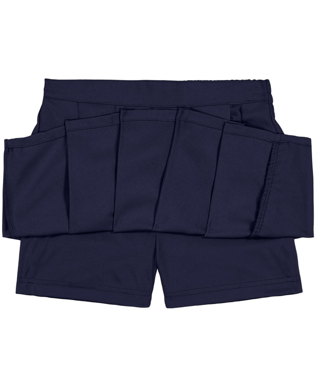 Nautica Girls' School Uniform Pleated Scooter with Pockets, Navy, 8