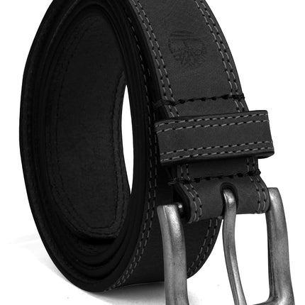 Timberland mens Classic Leather Jean Belt 1.4 Inch