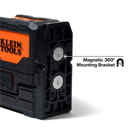 Klein Tools 93LCLS Self-Leveling Laser Level with Bright Red Cross Lines and Plumb Spot, Magnetic and Ceiling Clamp Mounting