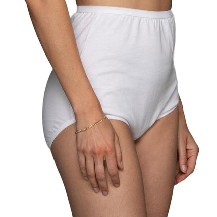 Vanity Fair Womens Perfectly Yours Lace Nouveau Brief Panty Women's Perfectly Yours Lace Nouveau Brief Panty 13001 Briefs - White -