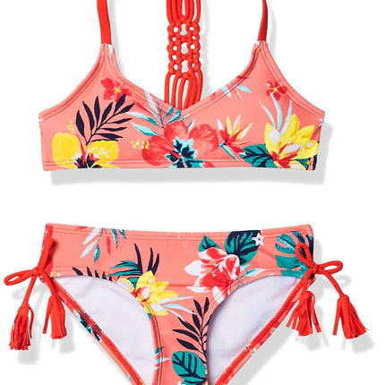 Kanu Surf Girls' Willow V-Neck Bikini Beach Sport 