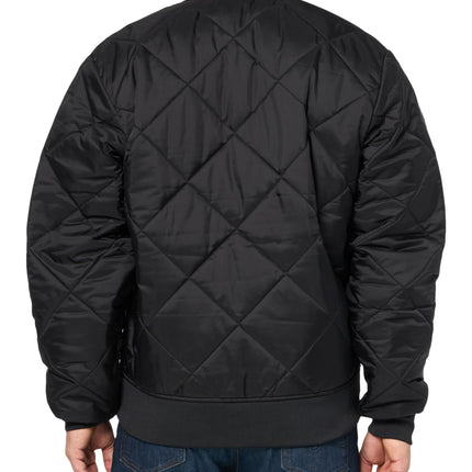 Dickies Men's Diamond Quilted Jacket, Black, XX-Large