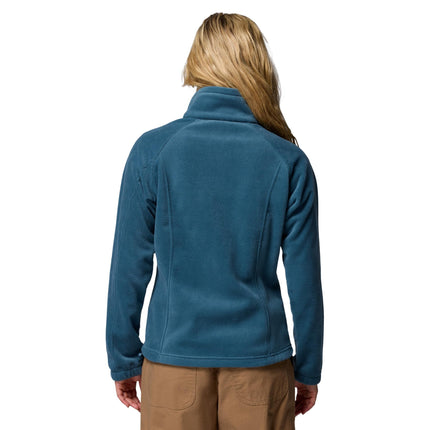 Columbia Women's Benton Springs Full Zip, Full Zip Fleece Jacket, Everblue, L