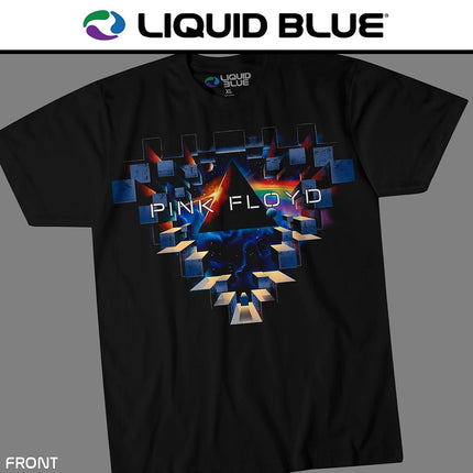 Liquid Blue Men's Pink Floyd Space Window Short Sleeve T-Shirt, Black, XXL
