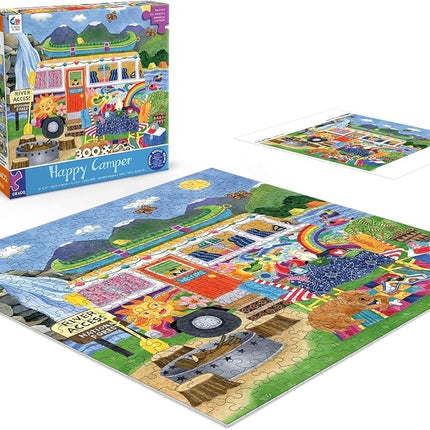 Ceaco - Happy Camper - Waterfall Camper - 300 Piece Jigsaw Puzzle
