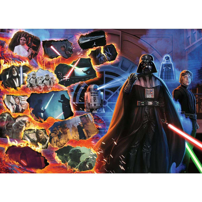 Ravensburger Star Wars Villainous: Darth Vader and Figurine 1000 Piece Jigsaw Puzzle for Adults - 12001119 - Handcrafted Tooling, Made in Germany, Every Piece Fits Together Perfectly