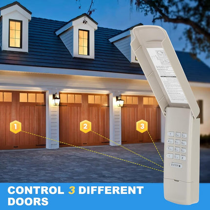 878max for liftmaster Chamberlain Craftsman Door Opener Keypad Universal, 877max 877lm 977lm 377lm 66lm G940EV-P2 CMXZDCG440
