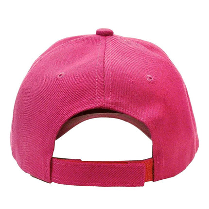 Falari Baseball Dad Cap Adjustable Size for Running Workouts and Outdoor Activities (One Size, 1pc Hot Pink)