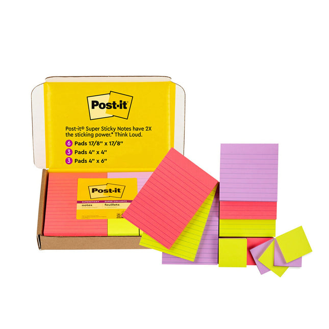 Post-it Super Sticky Notes, Amazon's Exclusive Col