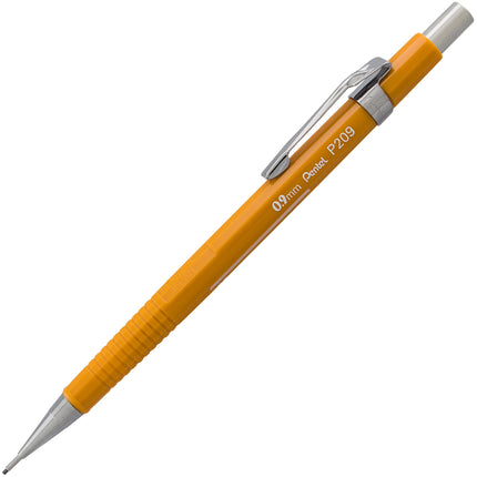 Pentel Sharp Mechanical Pencil, (0.9mm), Bold Line, Yellow Barrel, Pack of 4 (P209PF4G)