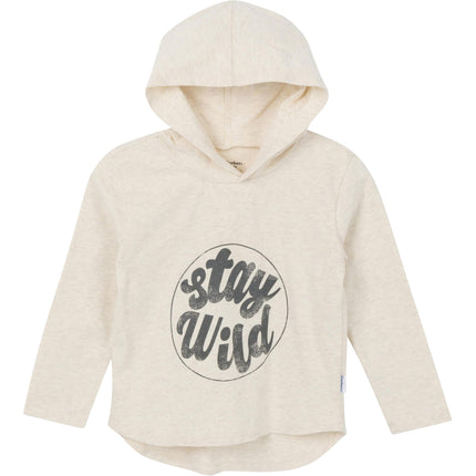 Gerber Toddler Boys' 3-Piece Top, Hooded Top and Jogger Set, Beige, 2T