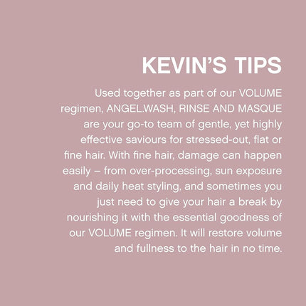 KEVIN.MURPHY ANGEL.RINSE Volumising Conditioner, Fine Damaged Hair, 250ml