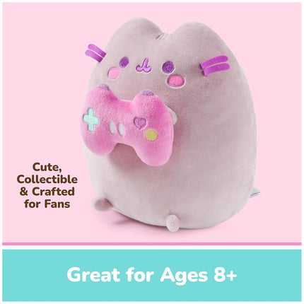GUND Pusheen Gamer Snackable 9.5-Inch Plush Toy for Ages 8+