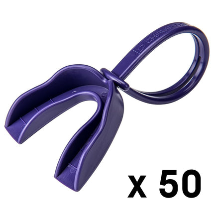 CHAMPRO Mouthguard with Strap, Youth, Purple