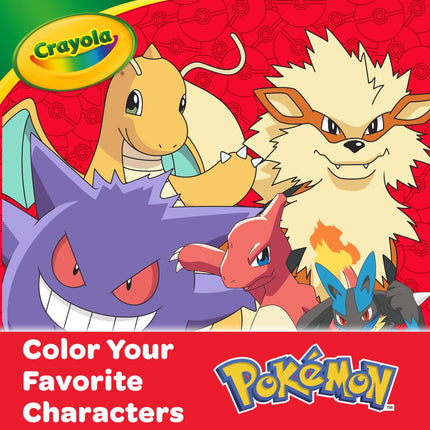 Set de arte de Pokémon imaginación de CRAYOLA (115 piezas), kit de arte para niños, artículos para colorear, juguetes de Pokémon, regalo de Pokémon para niños y niñas, edades 5+