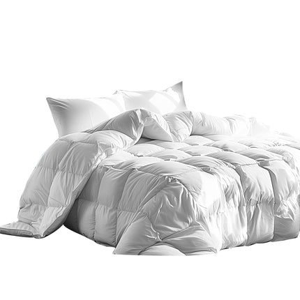 Serta 233 Thread Count White Feather Goose Down Fi