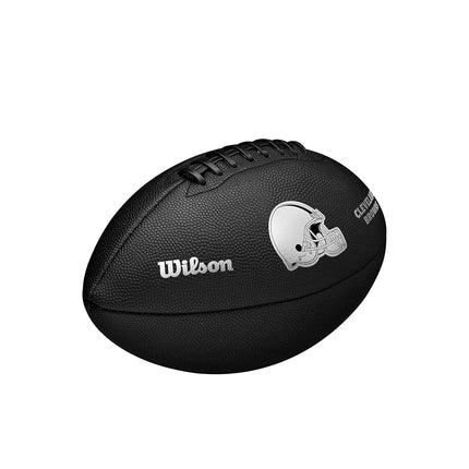 WILSON NFL Team Metallic Premiere Football - Official Size, Cleveland Browns
