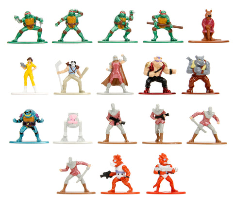 TMNT 1.65" 18-Pack Wave 2 Die-Cast Figures Nano Me