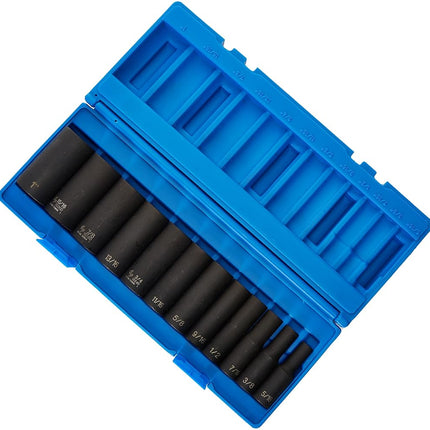 Grey Pneumatic (1213D) 3/8" Drive 12-Piece Deep Socket Set