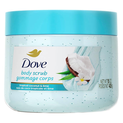 Dove Moisturizing Body Scrub – Coconut & Lime, pH‑