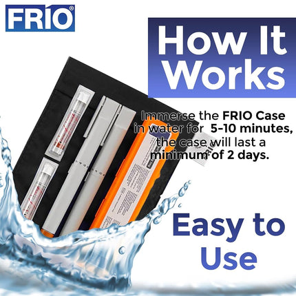 Frio Insulin Cooling Case Large Wallet, Black