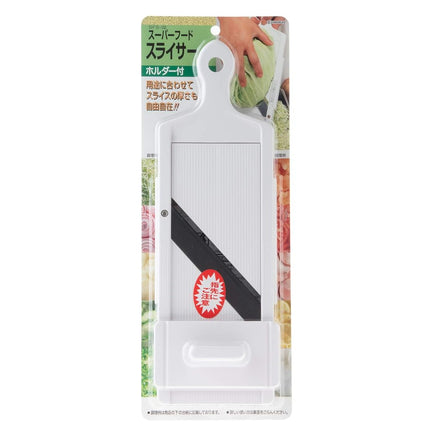 Shimomura Kougyou SFS-102 Slicer with Holder, Adjustable Thickness, 0.03-0.12 inches (0.8-3.0 mm), Cabbage, Julienne, Tomato Slice, Made in Niigata, Made in Japan