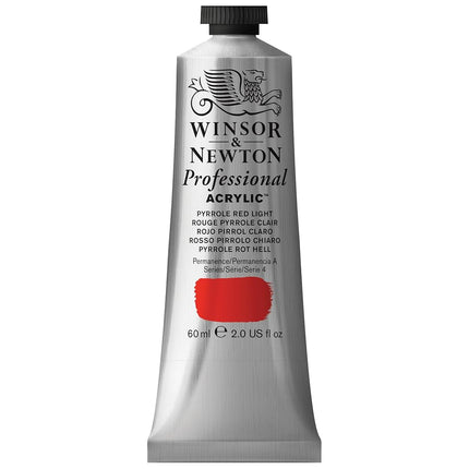 Winsor & Newton 60 ml Professional Acrylic Colour - Pyrrole Red Light