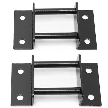 ALMULOO Supports de siège de 3e rangée compatibles avec les sièges Chevy Tahoe GMC Yukon 2000-2014 Supports avec gâches et boulons Acier Noir