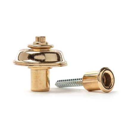 Jim Dunlop Straplock Flush Set - Gold
