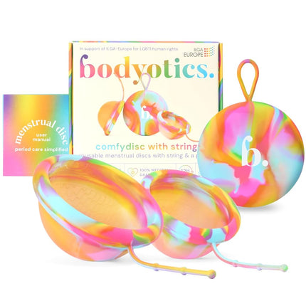 Bodyotics Reusable Menstrual Disc - 2 Pack (S & L)
