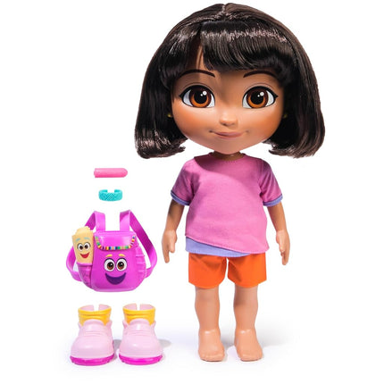 Dora, Sing & Explore Dora Doll with Music, Sound Effects, Bilingual Phrases, Doll Clothes & Accessories, Kids Toys for Girls & Boys Ages 3 and Up