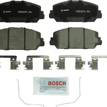BOSCH BC1625 QuietCast Premium Ceramic Disc Brake Pad Set - Compatible with Select Acura ILX, RDX, RLX; Honda Civic; FRONT