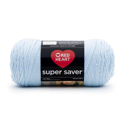 Red Heart Super Saver Yarn-Light Blue, Acrylic, 11