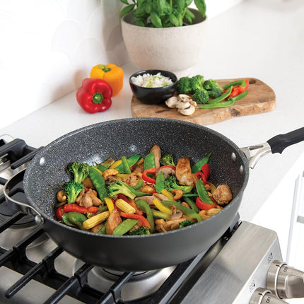 Nordic Ware Verde Ceramic Nonstick 12 Inch Wok