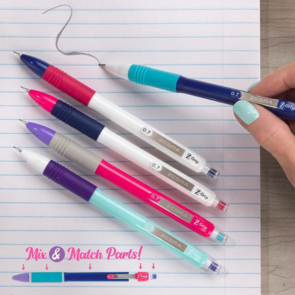 Zebra Pen Z-Grip Plus Mechanical Pencil Eraser Refills, 4-Pack (83204)