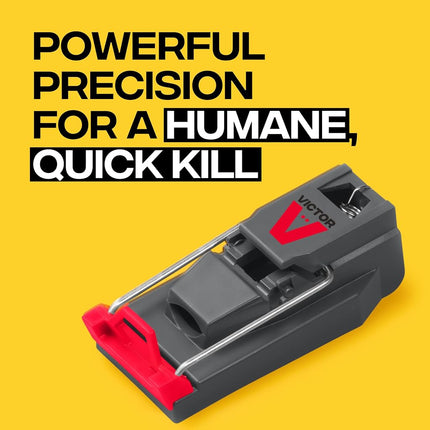 Victor M123SSR Quick-Kill Easy Set Mouse Trap - 6 Reusable Mouse Traps