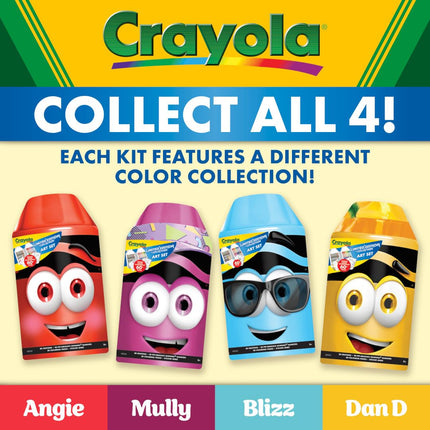 Set de Colorear Crayola con Estuche de Arte Amarillo de Edición Limitada, Crayones de Edición Limitada, Más de 50 Piezas, Regalos para Niños