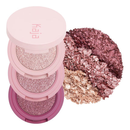 Kaja Beauty Bento Bouncy Eyeshadow Trio - Plum Ros