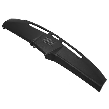 Cubierta de salpicadero HECASA compatible con Ford F-100 F-150 F-250 F-350 Bronco de 1980-1986, reemplazo para número de pieza 12-108-BLK, cubierta de salpicadero de plástico ABS pintado de negro