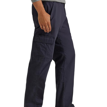 Wrangler Authentics Men's Classic Twill Relaxed Fit Pant宽松款工装裤貨物pantalones Cargo Sarga Clásicos De Ajuste Relajado Casual, Navy Ripstop, 34W x 30L