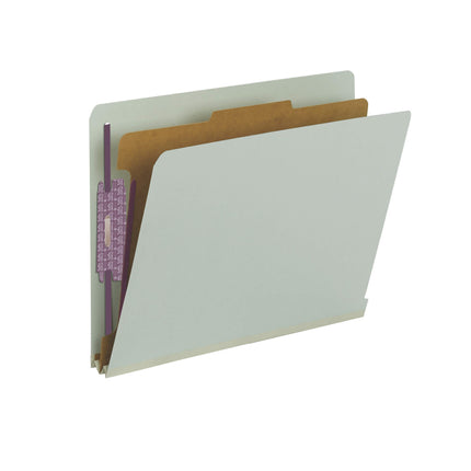 Smead 100% Recycled End Tab Pressboard Classificat