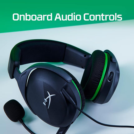 HyperX CloudX Stinger 2 Core - Gaming Headset for Xbox | Lightweight over-ear headsets with mic | Swivel-to-mute function | 40mm drivers | Audio controls on the headset itself