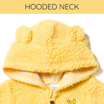 Disney Winnie The Pooh Recién Nacido Bebé Niños Zip Up Traje Overol Amarillo 6-9 Meses