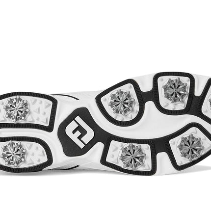 Footjoy Men's Sneaker-Previous Season Style Golf Shoes, White/Black, 9 X-Wide