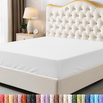 Utopia Bedding Queen Fitted Sheet - Bottom Sheet -